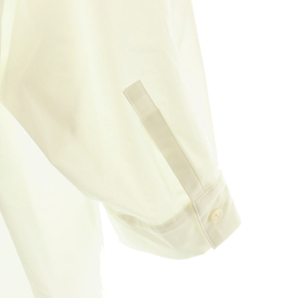 ヤンミ YANMI RIBBON DETAIL SHIRT シャツ ブラウス オーバーサイズ 1 白 /CX ■OS ■SH