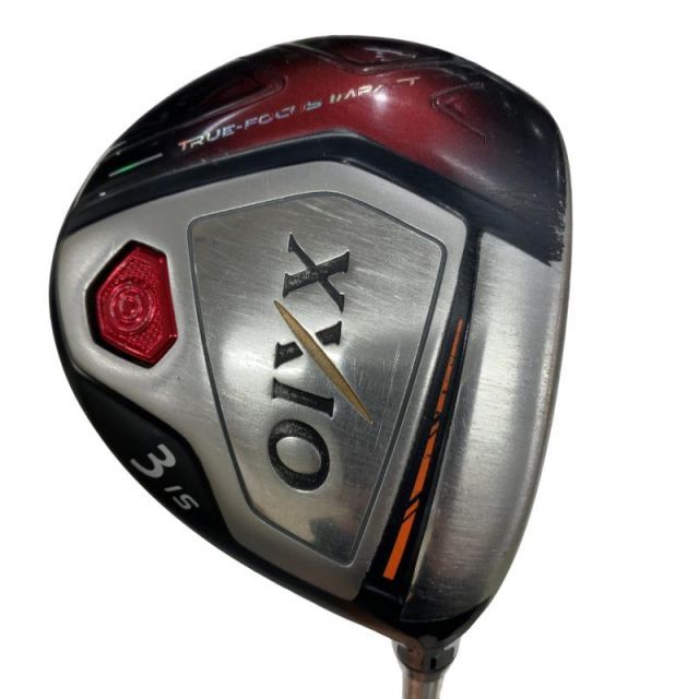 【中古】 ダンロップ XXIO(2018) 3W(レッド) フェアウェイウッド FW 純正特注シャフト (フレックスS) メンズ 男性用 右利き 右用 Cランク ゴルフクラブ