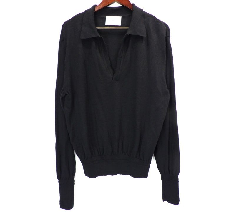 シュガーヒル SUGARHILL 【 WOOL KNIT POLO 26440604 】 ウール ニット ロングスリーブ 長袖 ポロ シャツ n11288
