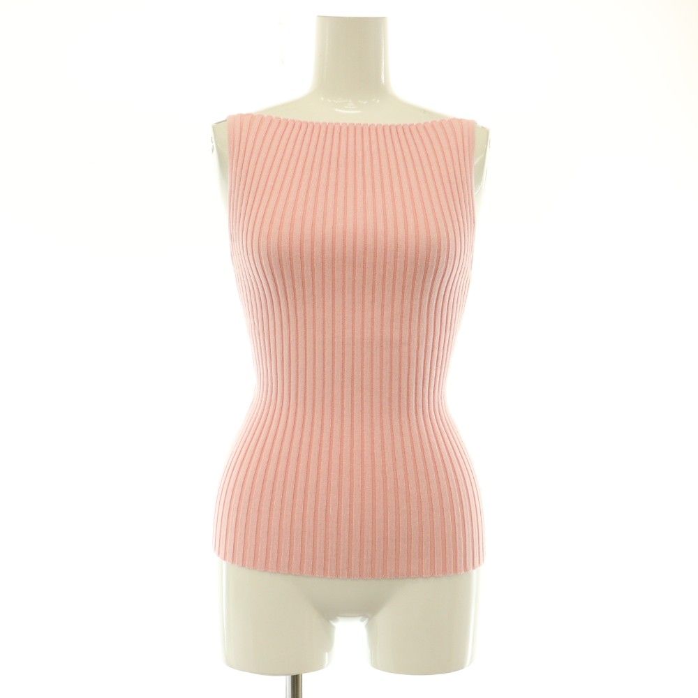 シシクイ SHISHIKUI KNIT CAMI ニットキャミ リブ バックオープン F ピンク /MY ■OS