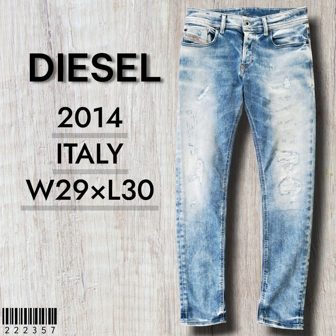 DIESELディーゼル□美品 2014年 イタリア製 SLEENKER スリンカー 