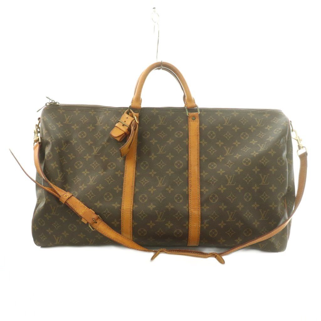 ルイヴィトン LOUIS VUITTON 2WAY キーポル バンドリエール ボストンバッグ ショルダーバッグ モノグラム柄 茶 ブラウン M41412 /MI ■OS ■OH