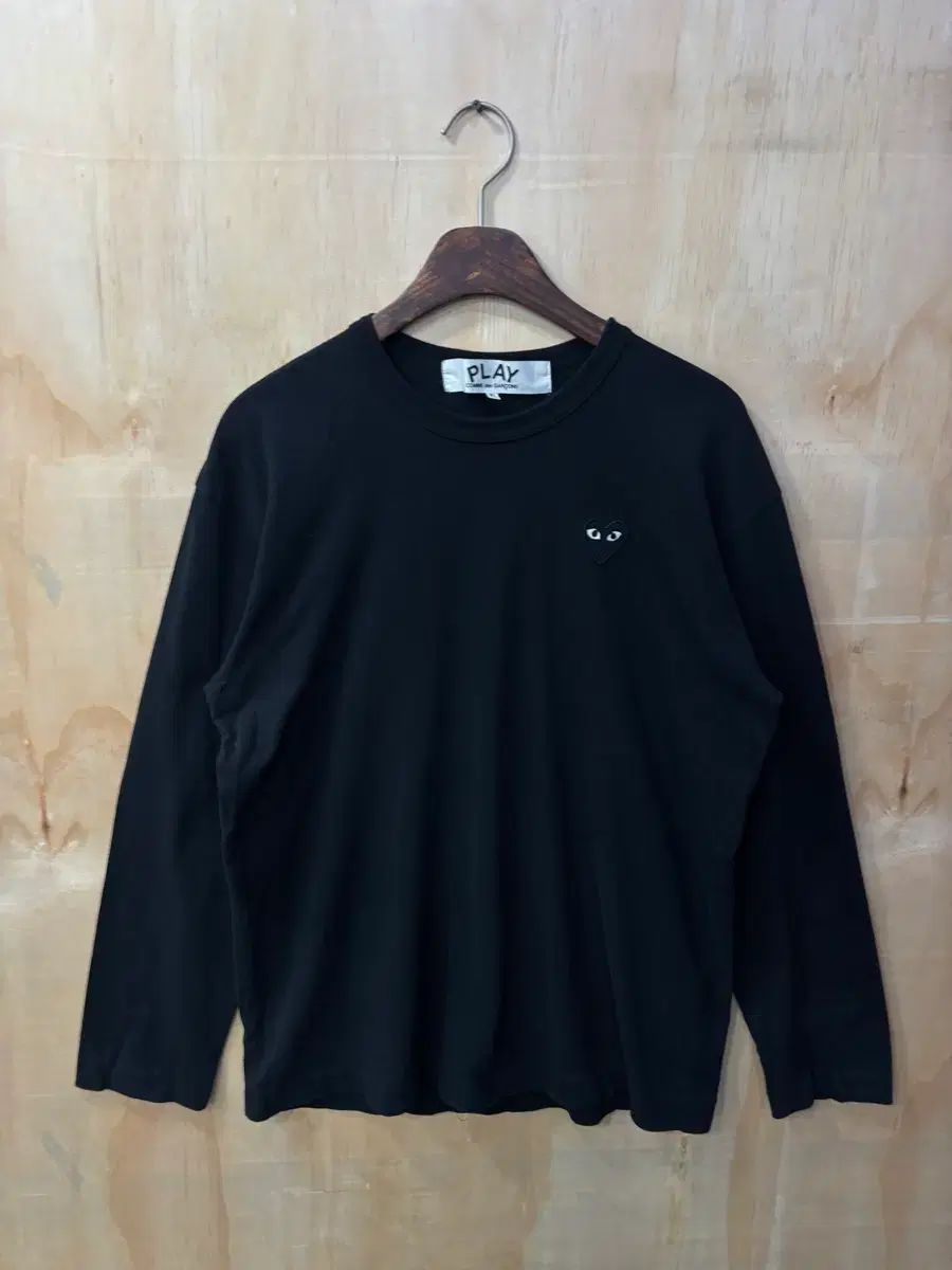 コム・デ・ギャルソン ブラック ハート ロングスリーブ Tシャツ