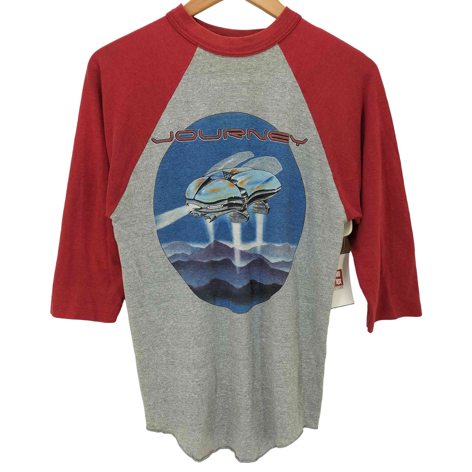 ユーズドフルギ USED古着 80S TOUR 82 バンド グラフィック プリント ラグランスリーブ Tシャツ メンズ import：L 7,785円