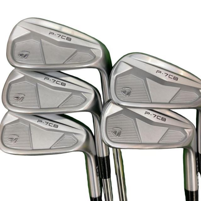 【中古】 テーラーメイド Taylor Made P・7CB(2024) 5S アイアンセット IR Dynamic Gold MID 115 (フレックスS) メンズ 男性用 右利き 右用 Cランク ゴルフクラブ