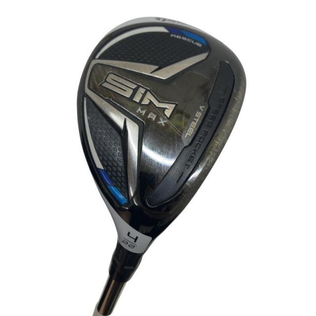 【中古】 テーラーメイド SIM MAX U4 ユーティリティ UT KBS MAX85 JP (フレックスS) メンズ 男性用 右利き 右用 Cランク ゴルフクラブ