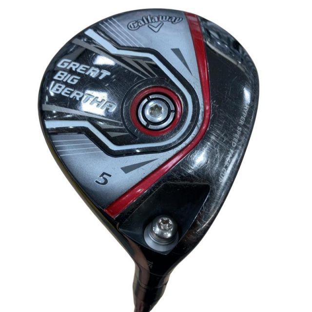 【中古】 キャロウェイ GREAT BIG BERTHA(2015) 5W フェアウェイウッド FW BIG BERTHA(2015)フェアウェイ (フレックスSR) メンズ 男性用 右利き 右用 Cランク ゴルフクラブ