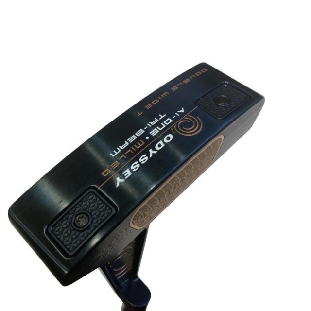 【中古】 オデッセイ Ai-ONE・MILLED TRI-BEAM DOUBLE WIDE T CH 34インチ パター PT STROKE LAB 90 スチール (フレックスその他) メンズ 男性用 右利き 右用 Cランク ゴルフクラブ