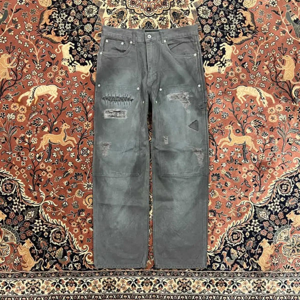 s Larry doubleknee pants（ボロダメージ）
