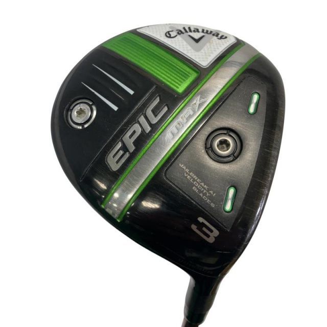 【中古】 キャロウェイ EPIC MAX 3W フェアウェイウッド FW リシャフト (フレックスその他) メンズ 男性用 右利き 右用 Dランク ゴルフクラブ