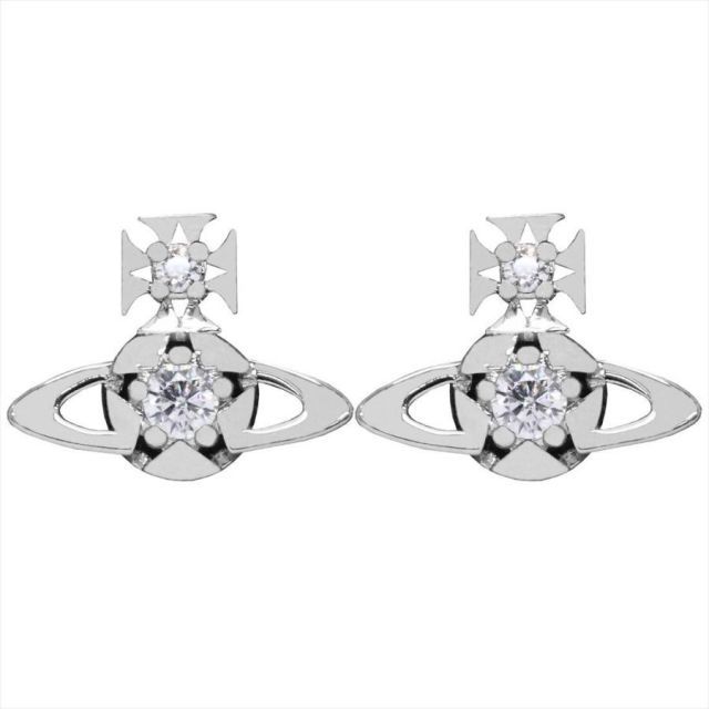 Vivienne Westwood ヴィヴィアン ウエストウッド ピアス ジュエリー 6201037C/02P102 ホワイト×シルバー 送料無料 アクセサリー レディース