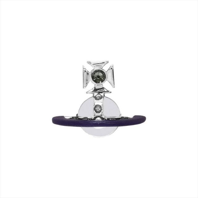 Vivienne Westwood ヴィヴィアン ウエストウッド ピアス ジュエリー 62010345/02P675 パープル×シルバー送料無料 アクセサリー 真鍮 レディース
