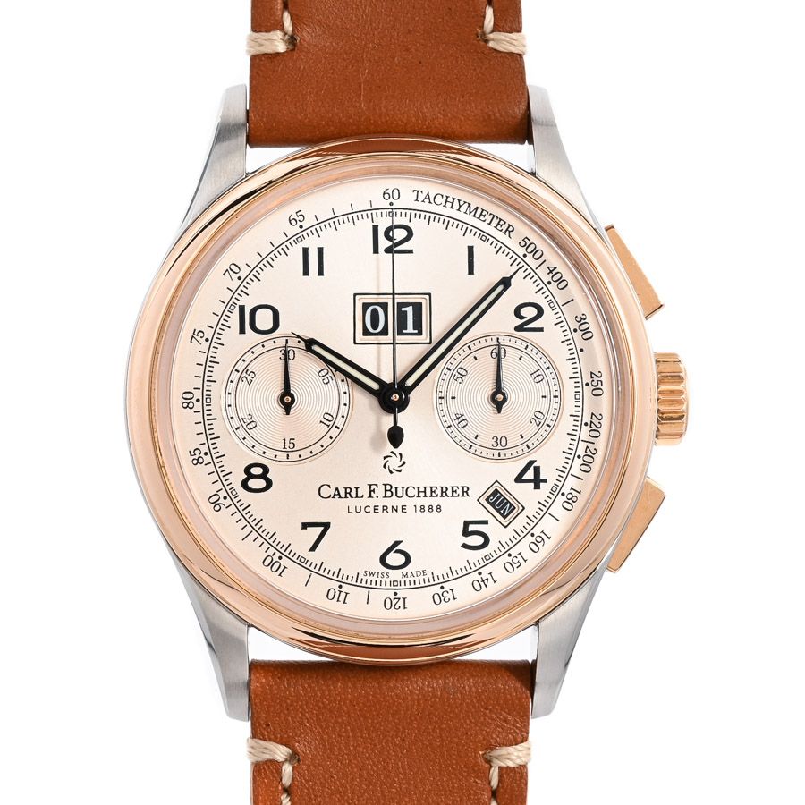 Carl F. Bucherer カールエフブヘラ 腕時計 ヘリテージ バイコンパックス アニュアル 00.10803.07.42.01