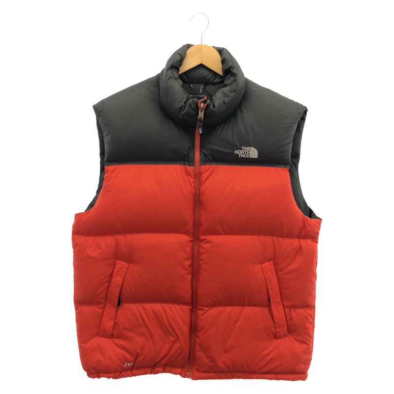 【中古】90s THE NORTH FACE 700 ヌプシダウンベスト サイズL レッド ノースフェイス[19][240019478170] 中古】90s THE NORTH FACE 700 ヌプシダウンベスト サイズL レッド