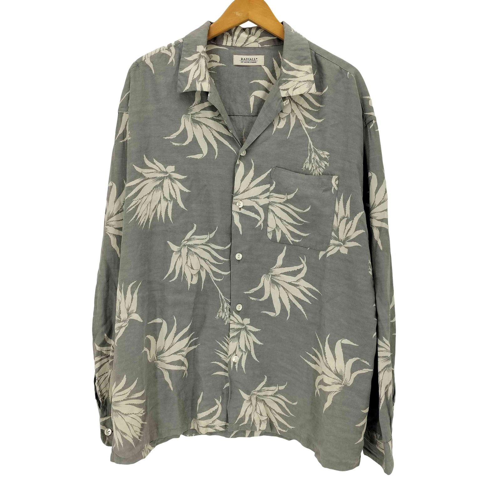 ラディアル RADIALL 26SS AGAVE -OPEN COLLARED SHIRT L/S メンズ JPN：M