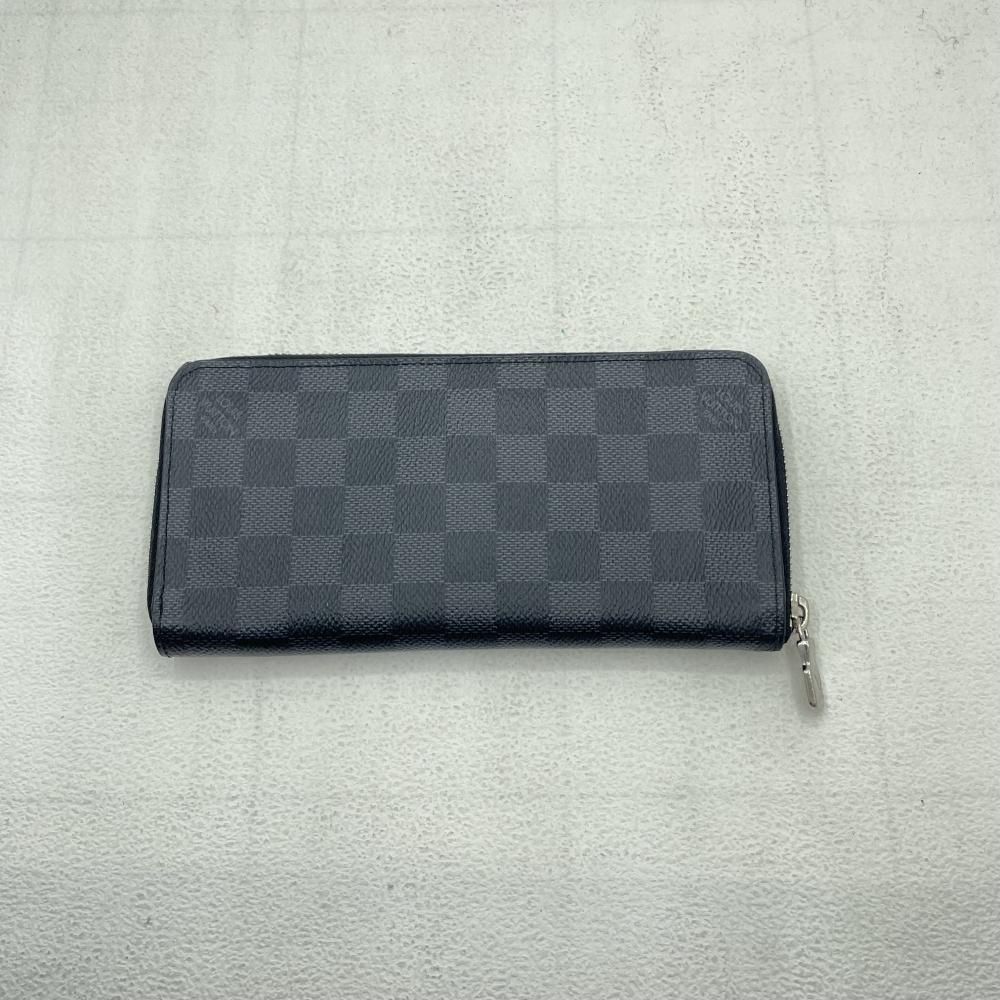 【中古】LOUIS VUITTON　ダミエ　ジッピーウォレット・ヴェルティカル　N63095[79]