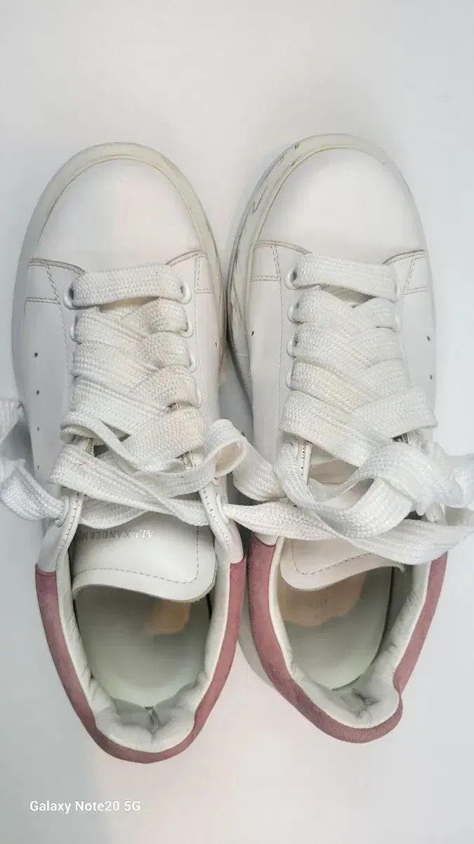 Alexander McQueen アレキサンダー・マックイーン オーバーソール スニーカー 白 ピンク