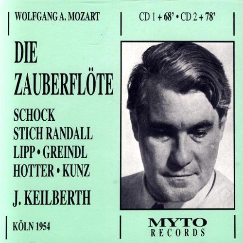 (CD)Mozart: Die Zauberflote／Schock、Lipp、Kunz、Keilberth