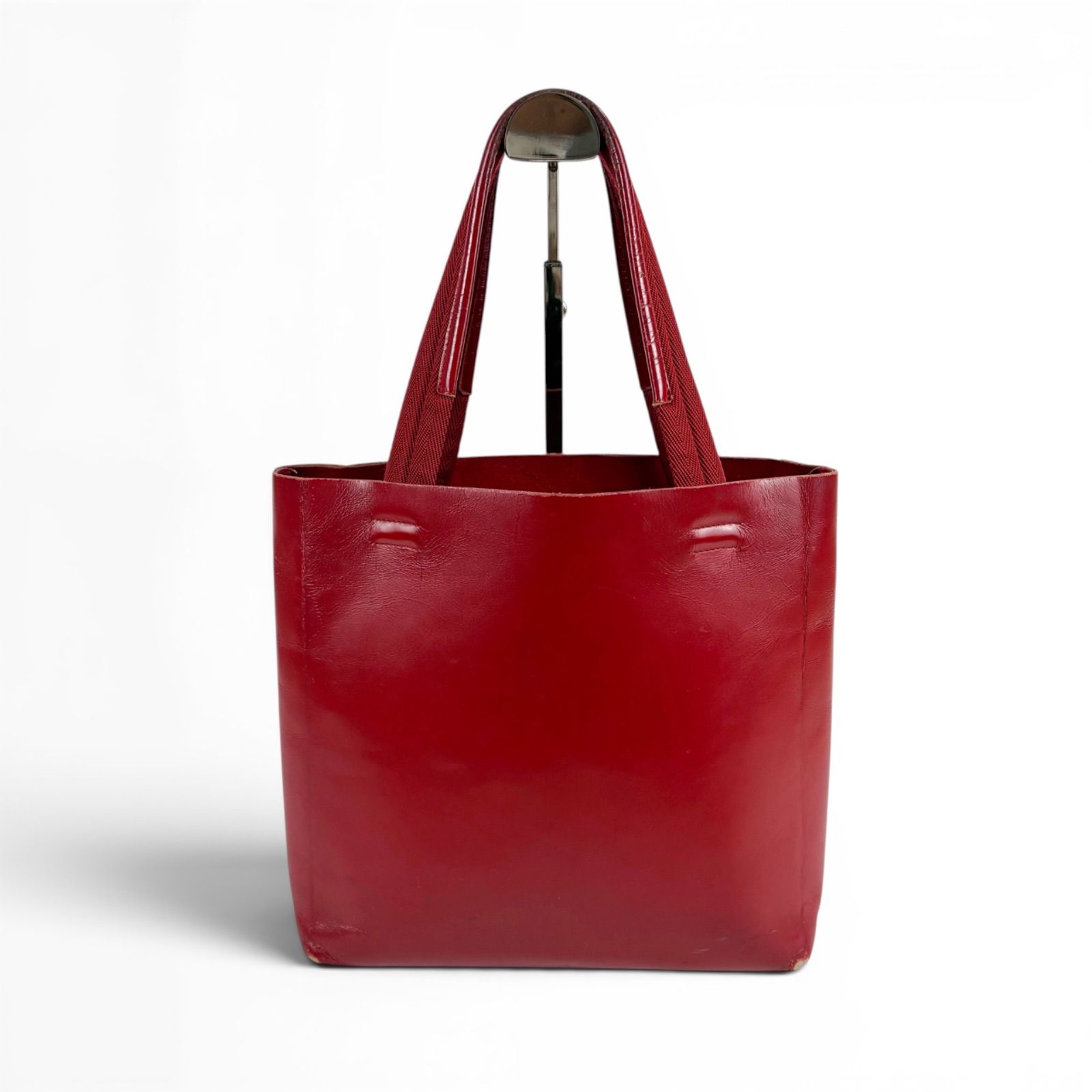 プラダ PRADA ポーチ付き ミニトートバッグ ハンドバッグ パンチング 