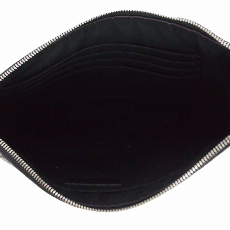 サンローラン パリ SAINT LAURENT PARIS クロコ型押し クラッチバッグ