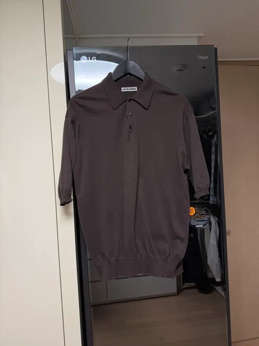 KAPTAIN SUNSHINE (キャプテンサンシャイン) 25ss ブラウン ポロTシャツ 2サイズ