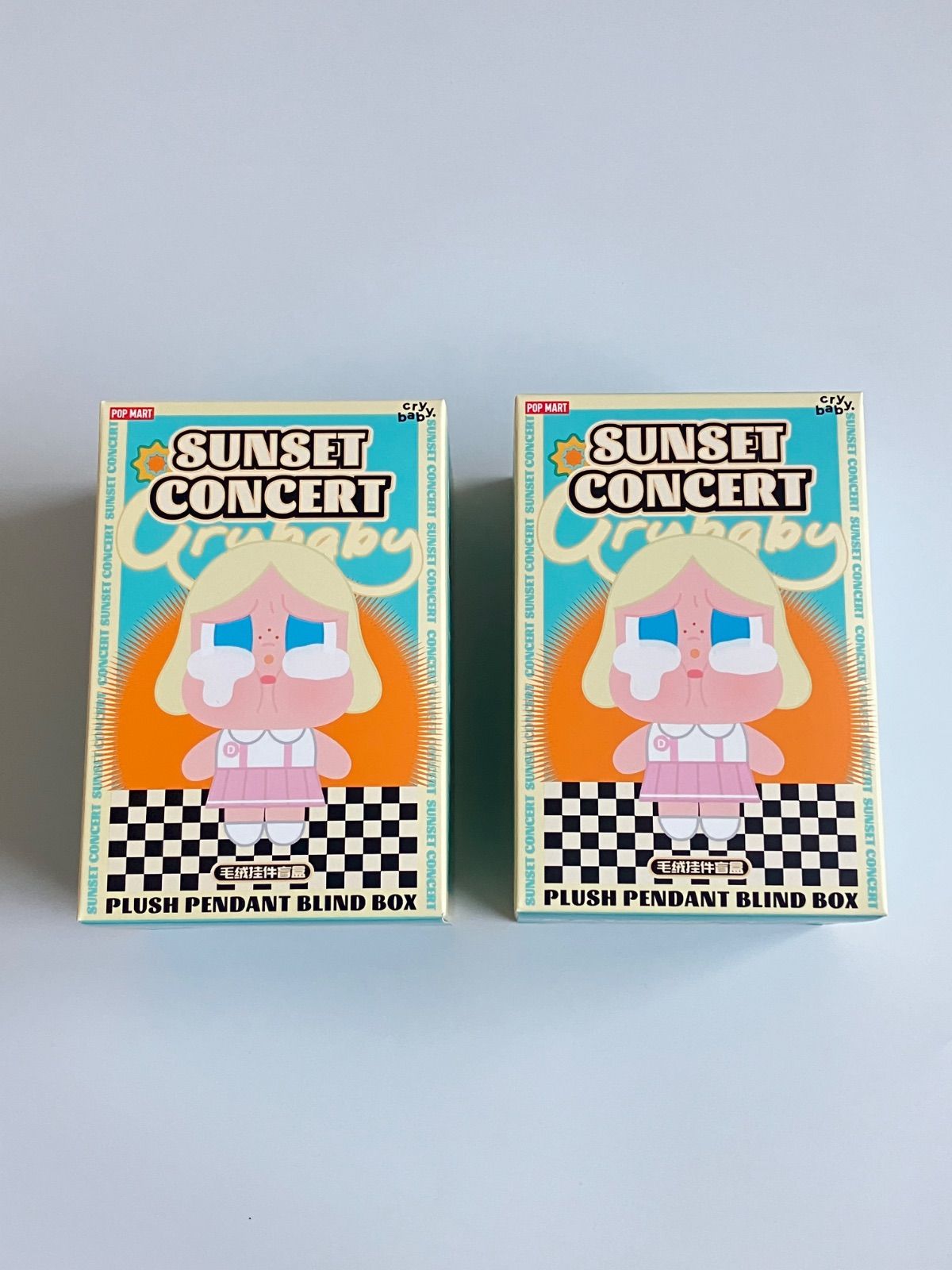 正規品】POPMART CRYBABY SUNSET CONCERT Plush Pendant Blind Box 2個