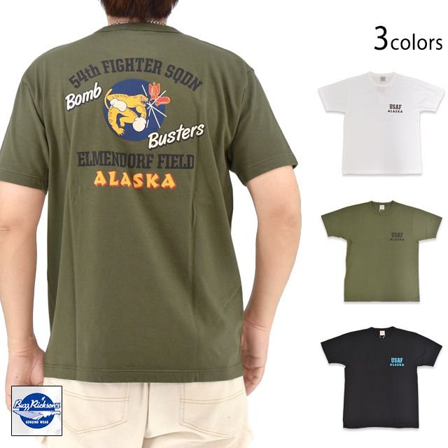 GOVERNMENT ISSUE 半袖Tシャツ「54th FIGHTER SQ.」◆BUZZ RICKSON'S