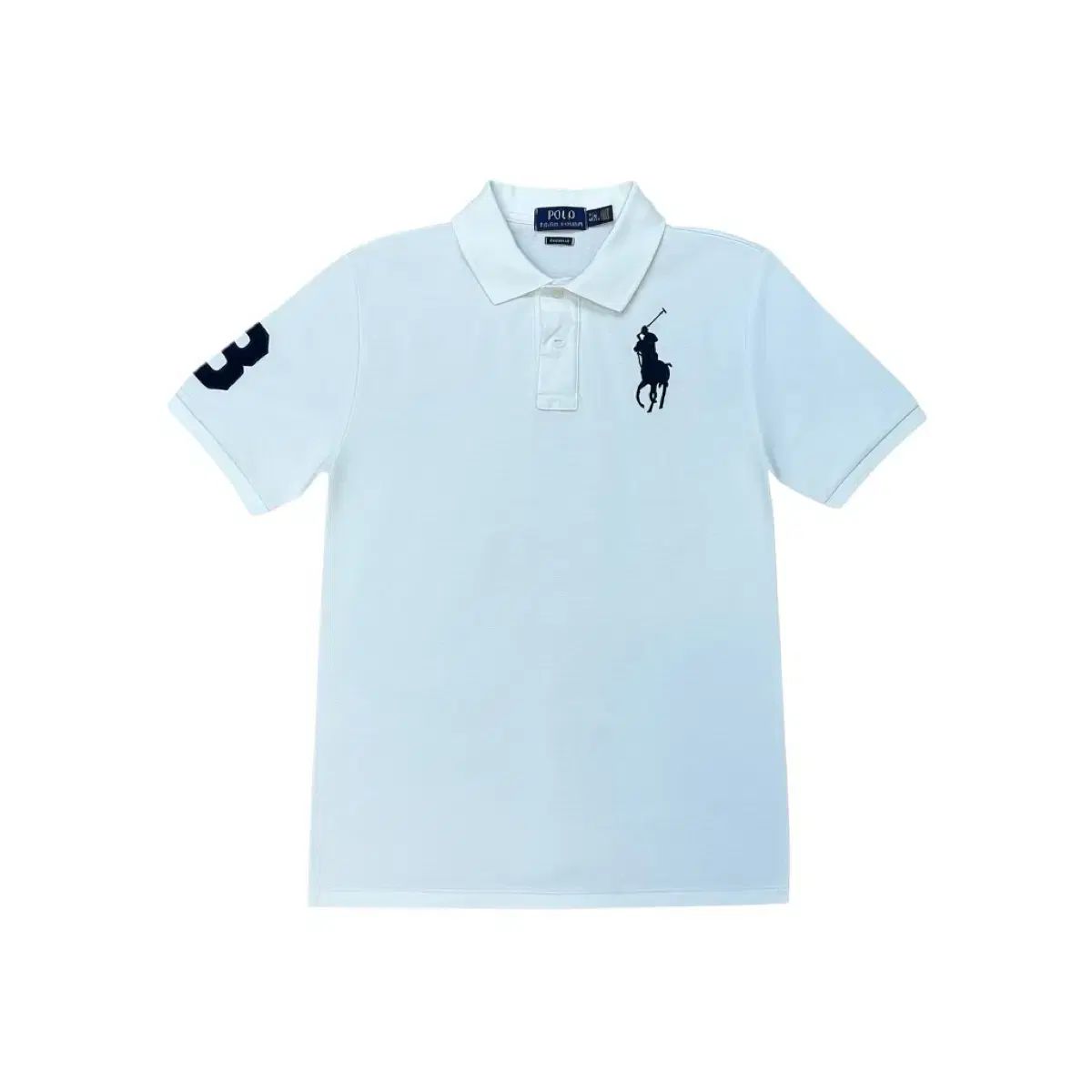POLO RALPH LAUREN ビッグポニー 半袖 カラーTシャツ 白