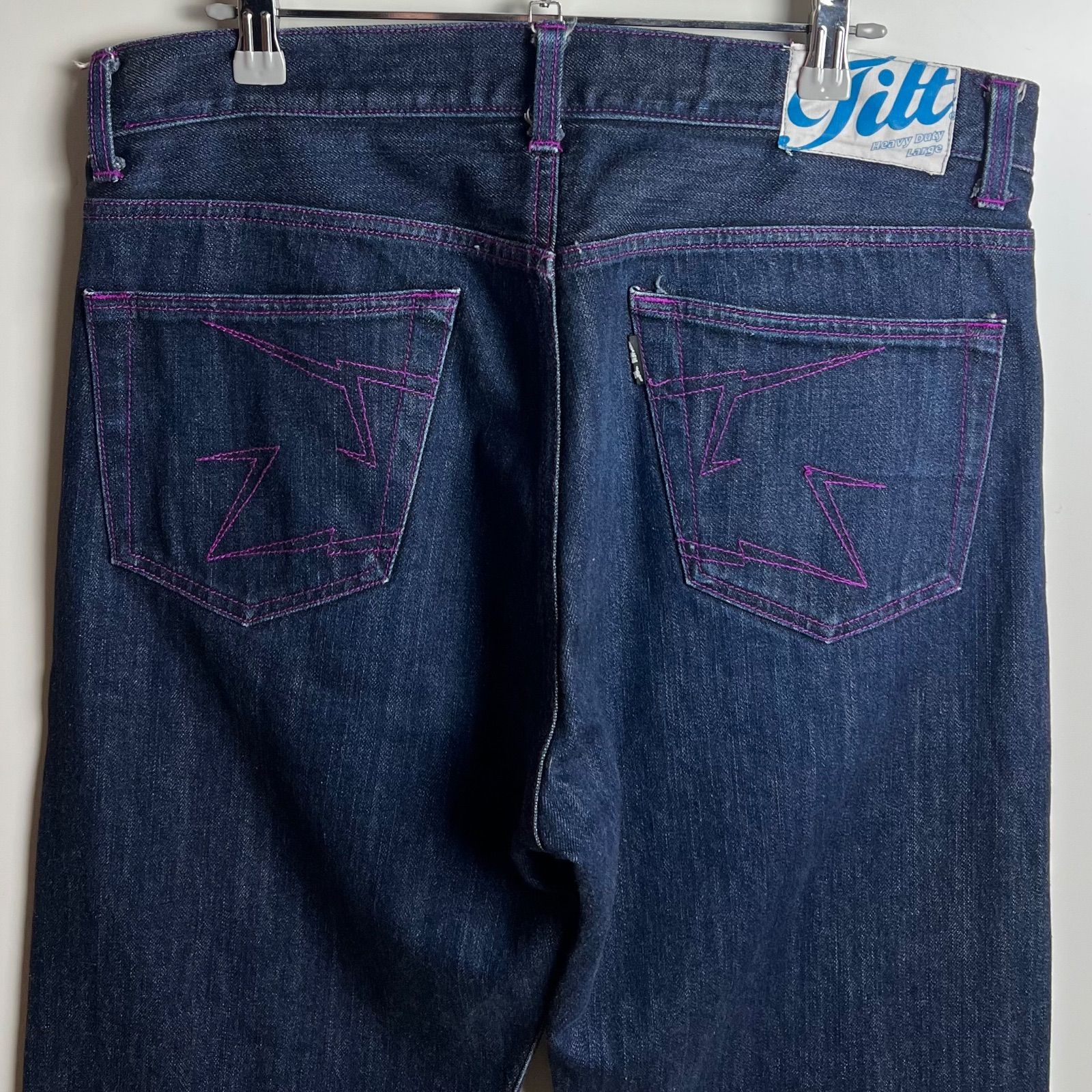 TILT 00s JAPAN archive purple stitch denim pants L TG-003 ティルト 