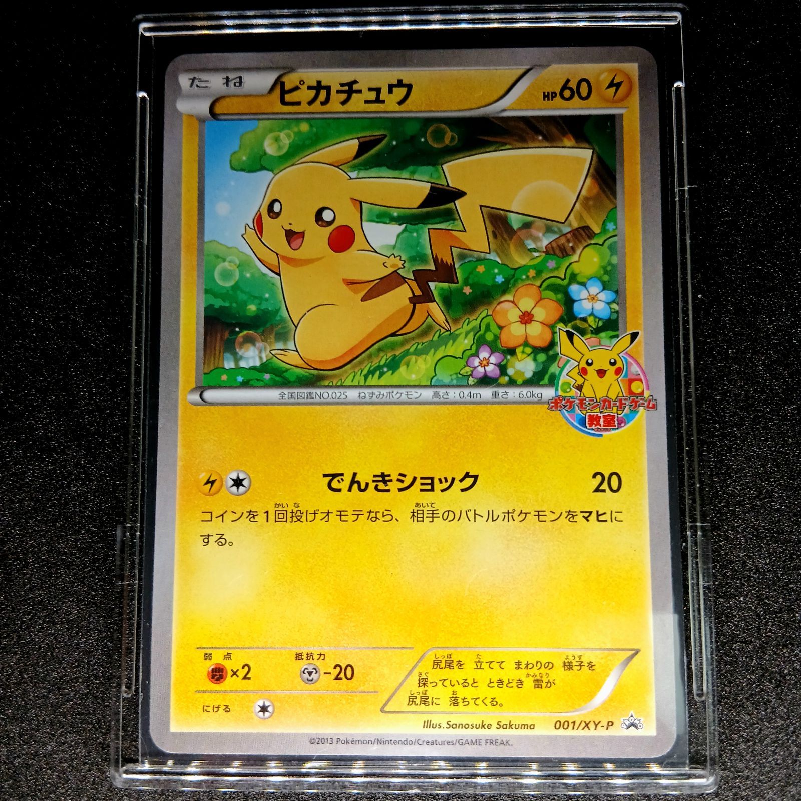 ピカチュウ: プロモ[XY-P 001/XY-P](プロモーションカード「XY-P」) Pikachu: PROMO[XY-P 001/XY-P](XY-P Promotional cards)状態C 白かけ多数
