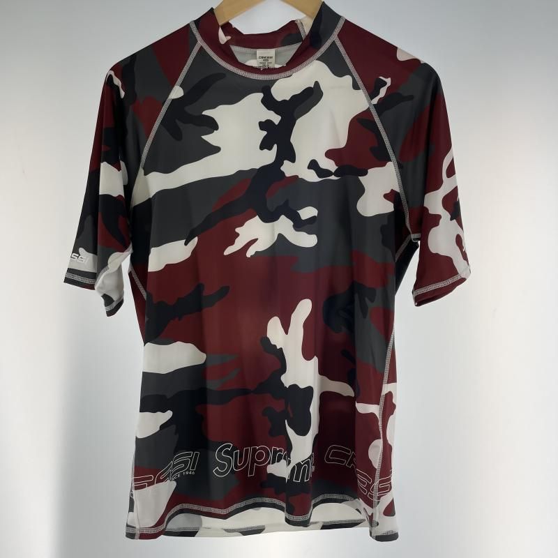 Supreme®/Cressi® Rash Guard red Mサイズ 中古】Supreme×Cressi 21ss Rash Guard Red Camo サイズM シュプリーム