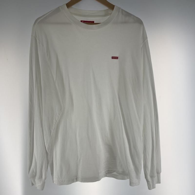 【中古】Supreme 26SS Small Box L/S Tee サイズM ホワイト シュプリーム[19]