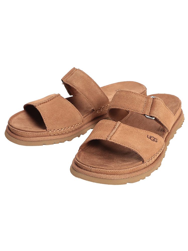 UGG (アグ) レディース ストライプサンダル GOLDENGAZE SLIDE