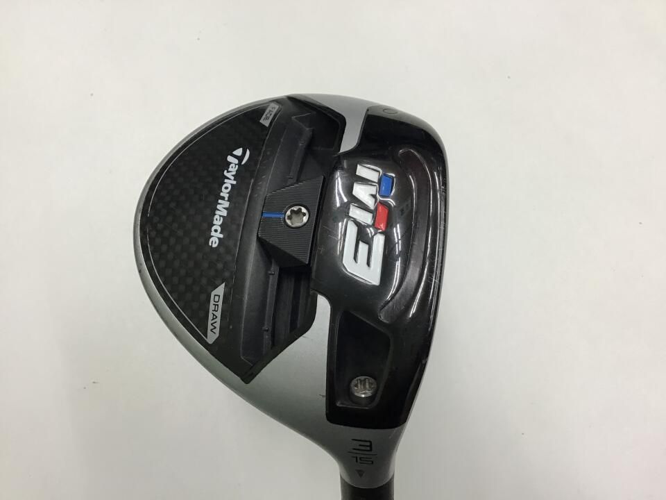 テーラーメイド　M3　15度　ディアマナ D+ 62 x5ct　Rフレックス　フェアウェイウッド　中古【最短即日発送】