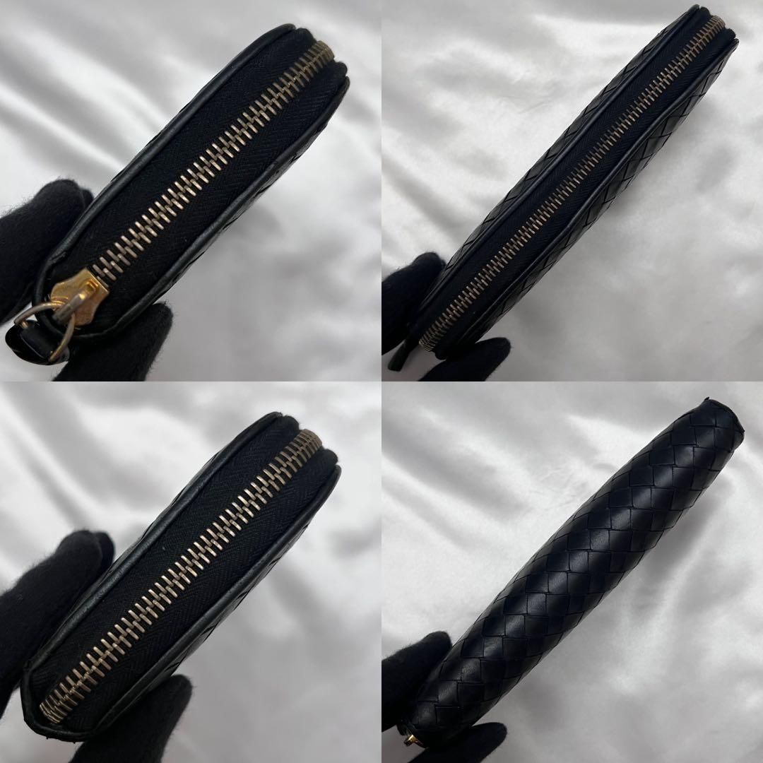 ◇美品◇ボッテガヴェネタ 長財布 ラウンドジップ ブラック ナッパ