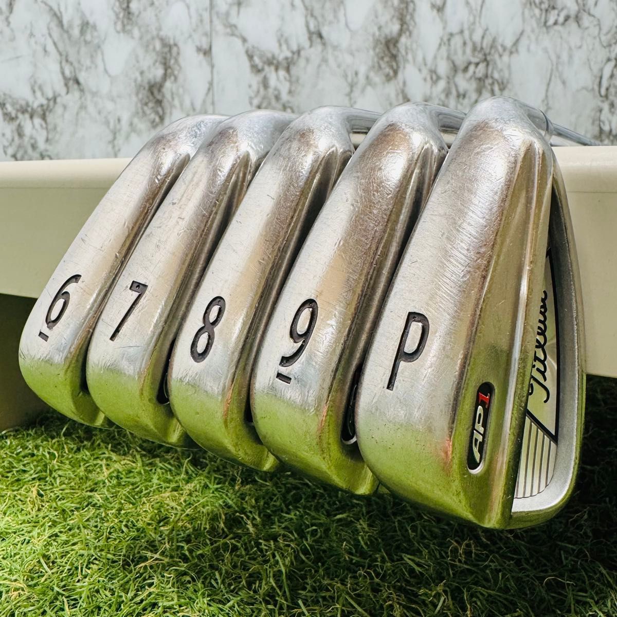 良品】初心者推奨 タイトリスト AP1 メンズアイアンセット 5本 S