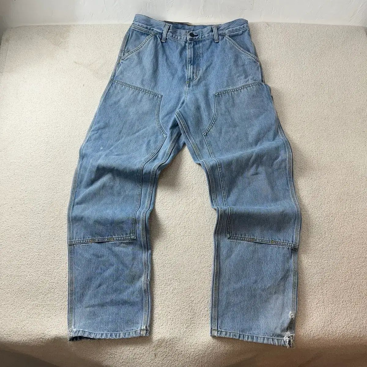32 90s Carhartt カーハート USA ヴィンテージ カーペンター デニムパンツ