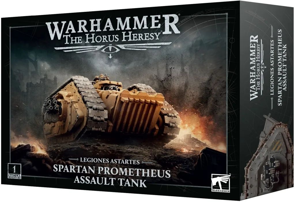 【中古】ミニチュアゲーム レギオネス・アスタルテス： スパルタン・プロメテウス・アサルトタンク 「ウォーハンマー ホルス・ヘレシー」 (Legiones Astartes： Spartan Prometheus Assault Tank) [31-155]