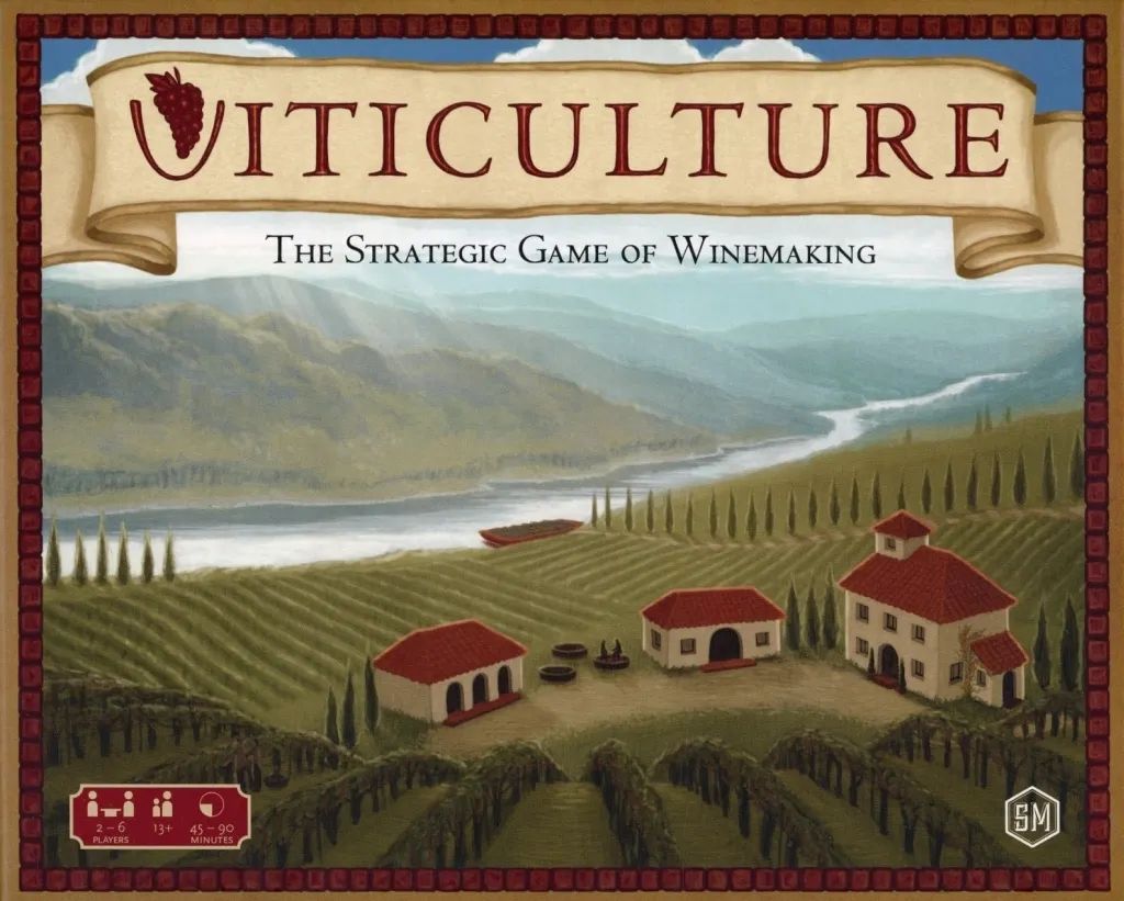 【中古】ボードゲーム ワイナリーの四季 キックスターター版 英語版 (Viticulture： Kickstarter Edition)