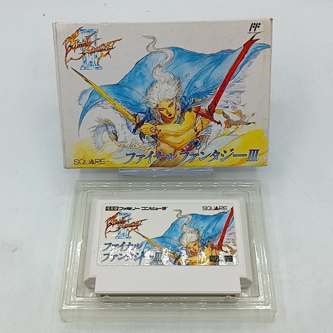 FCソフト】「ファイナルファンタジーIII」 外箱付き・説明書欠品 動作