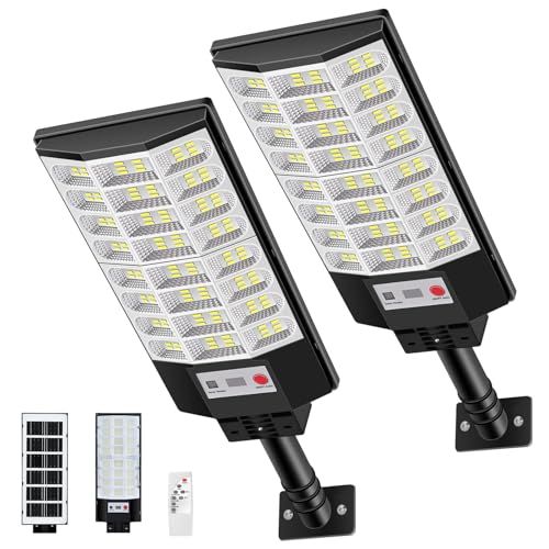 Willmind ソーラーライト 屋外 防水 LED 人感センサー リモコン付 自動点灯消灯 2400LM IP65 6500K 防犯ライト 2個パックts ce30b8ef