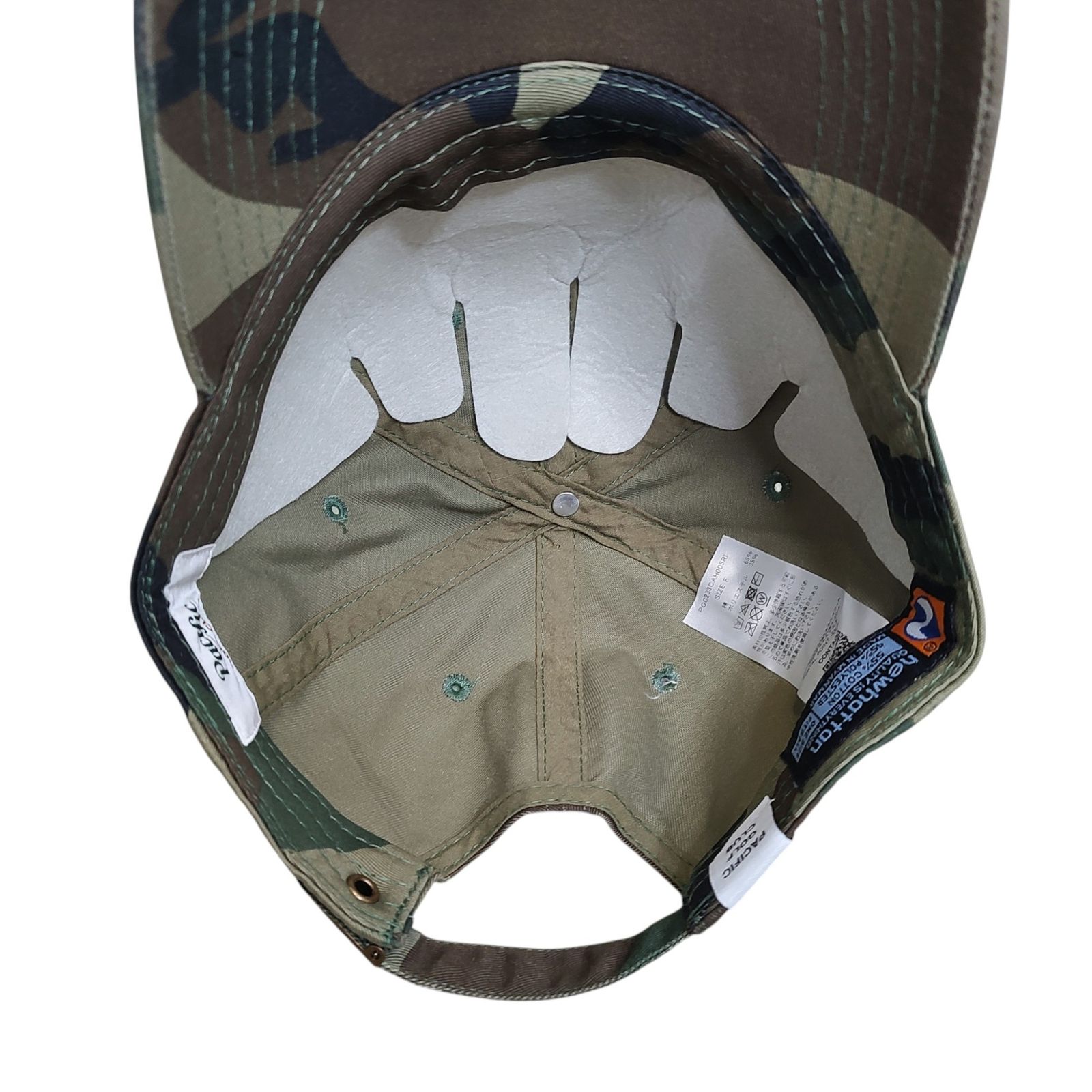 Pacific Golf Club パシフィックゴルフクラブ カモフラ キャップ F