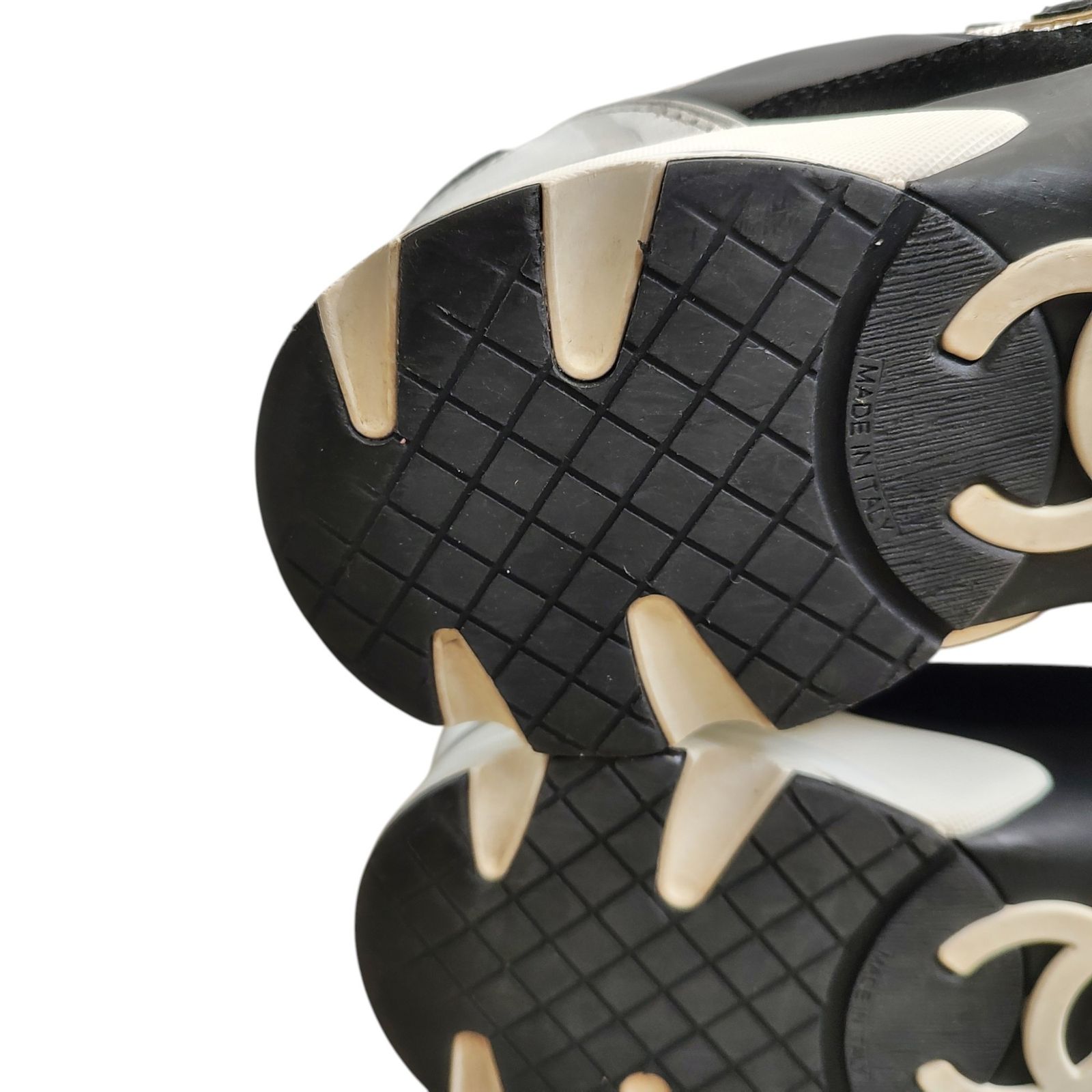 CHANEL シャネル ココマーク レザースエード ローカット スニーカー