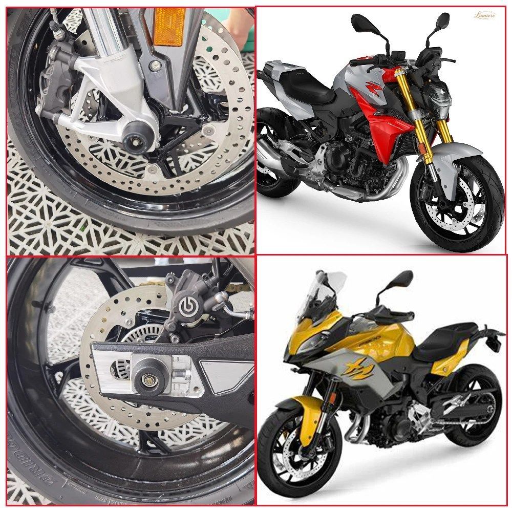 BMW S1000XR M1000XR ABS F900XR F900R 2015-2024 オートバイ用フロント/リアホイールフォークアクスルプロテクタークラッシュスライダーキ