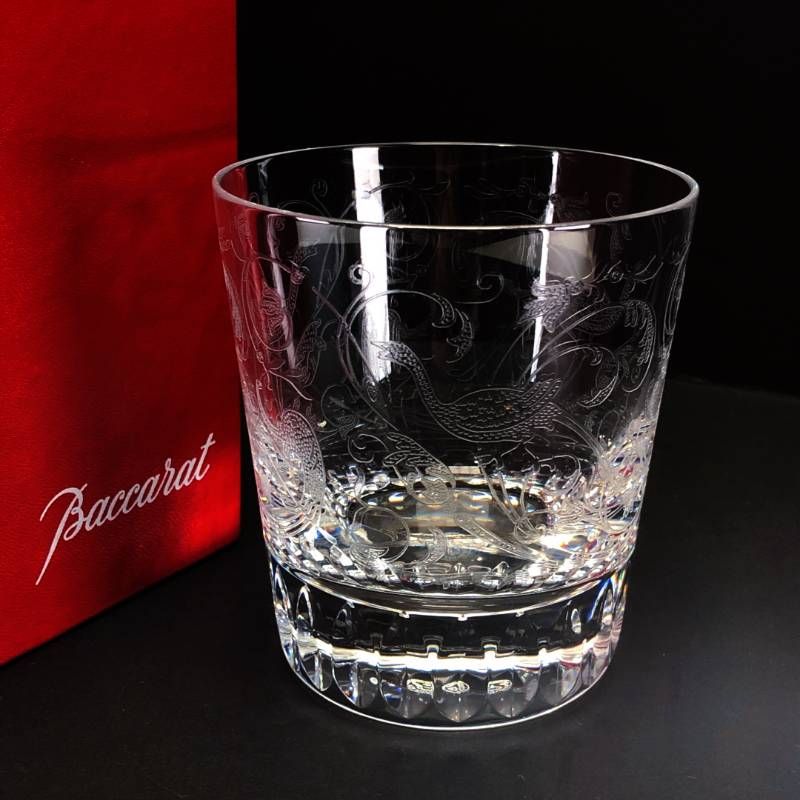 【美品・箱付き】Baccarat バカラ／パルメ タンブラー／クリスタルグラス／クリア／BC634