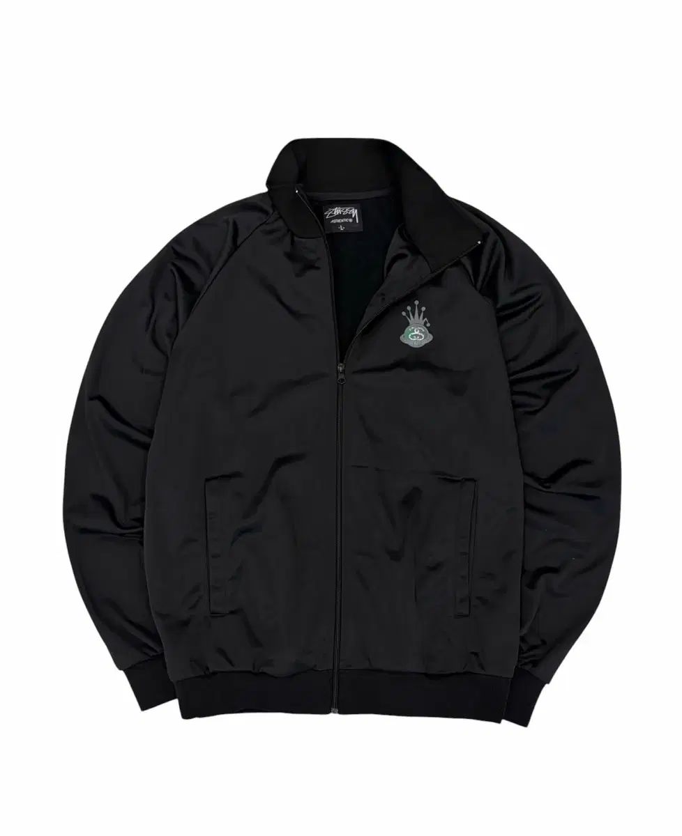 00年代 STUSSY ステューシー アセンティック ジップアップ ブラック (L/韓国国内100 105)