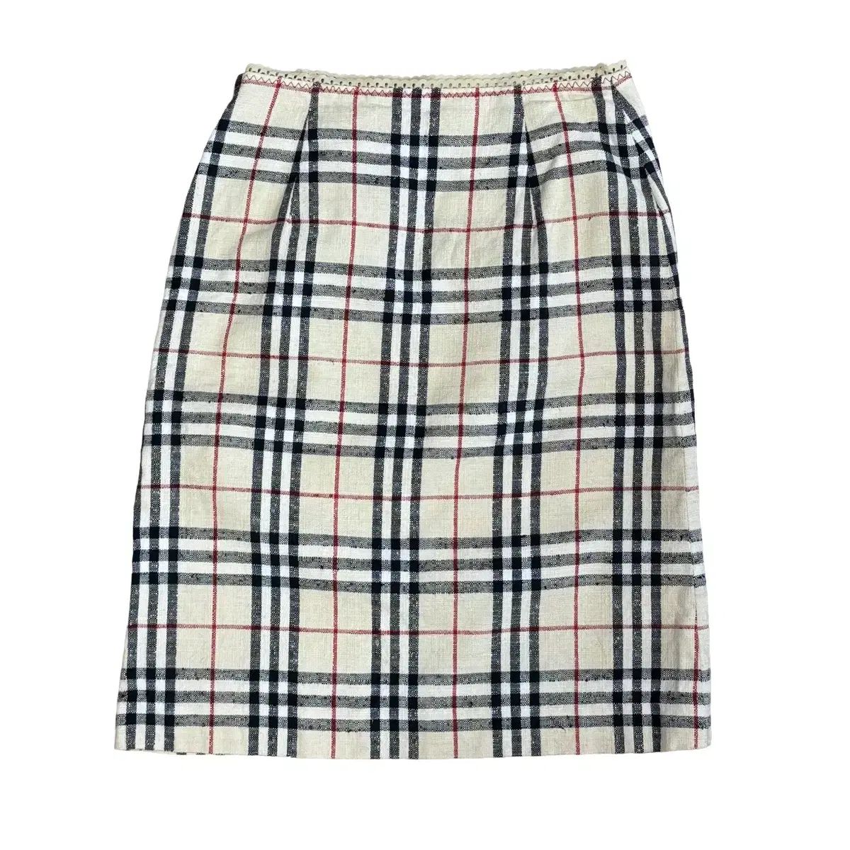 38 BURBERRY バーバリー ノヴァチェック ミディ スカート