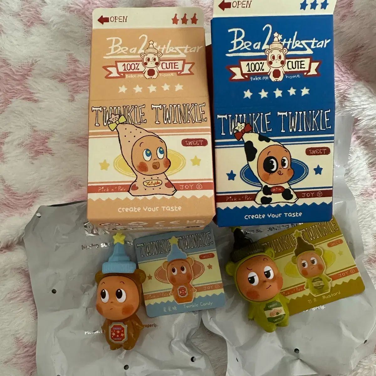 POP MART 自分だけの味合わせ シークレット 星キャンディ マスタード
