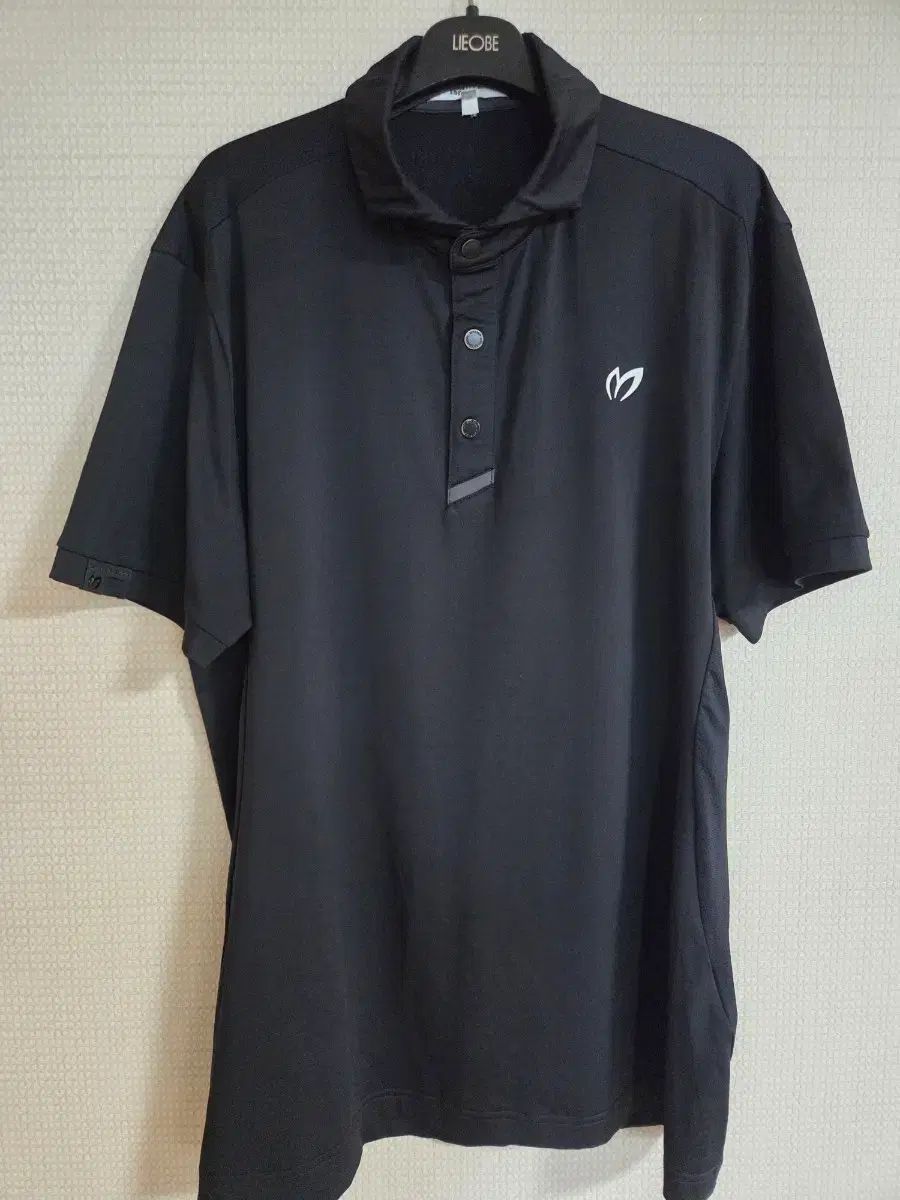 マスターバニーエディション ゴルフウェア 半袖 カラーTシャツ ブラック