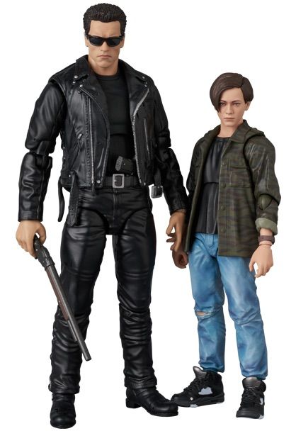 新品未開封　メディコム・トイ (MEDICOM TOY) MAFEX マフェックス　No.280　Terminator 2: Judgment Day T-800 (T2 Ver.) & John Connor 『ターミネーター2』フィギュア
